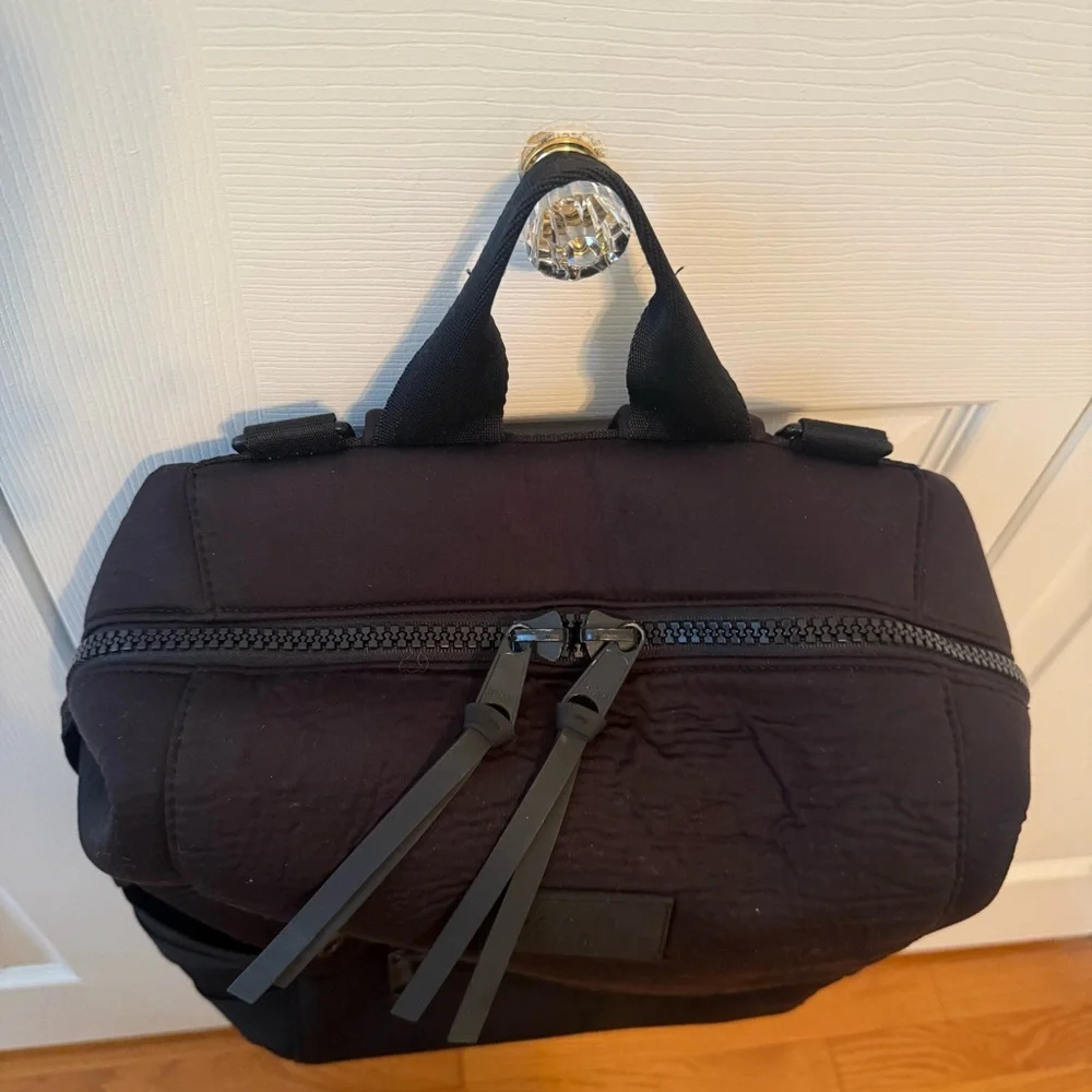 Dagne Dover Indi Medium Neoprene Diaper Bag in Black